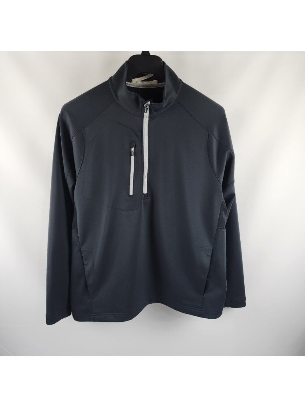 Zero Restriction Shirt Mens Large Black Tour Series Z500 1/4 Zip Pullover